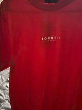 Red Men's Short Sleeve Tee